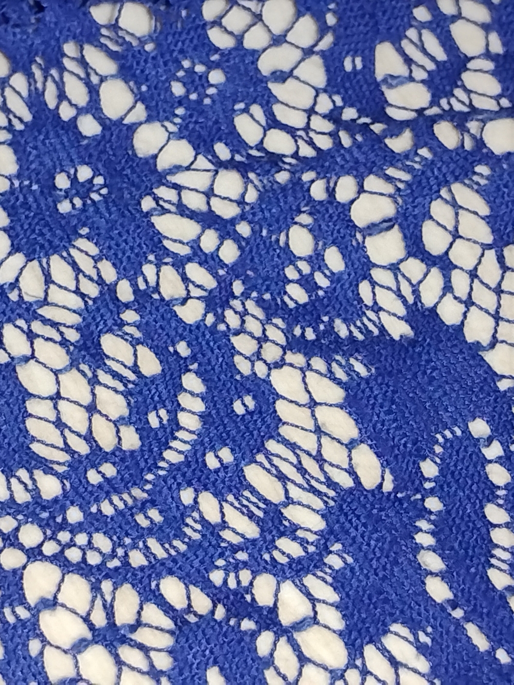 Torrid Royal Blue Crochet Lace Top - Picture 3 of 3